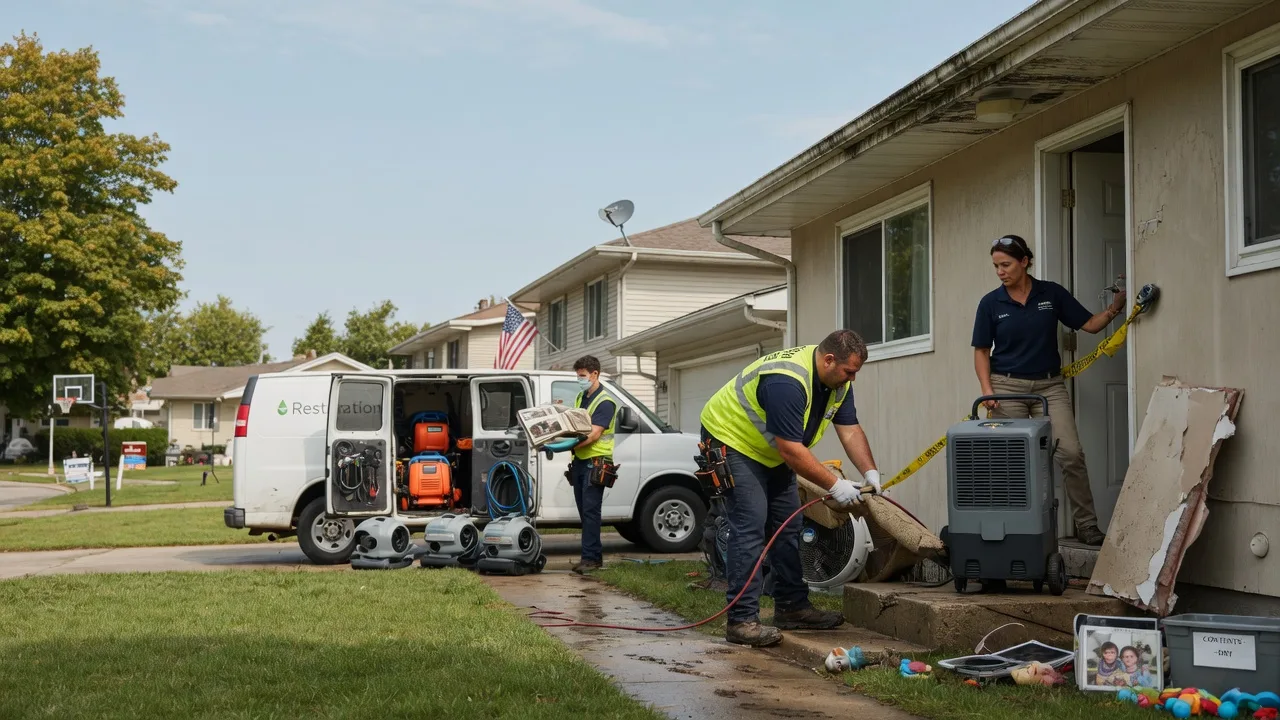 Water Damage Restoration in Steward, IL near me